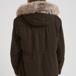 Parka con imbottitura in pelliccia donna S1141 2600266 BAZAR DELUXE 