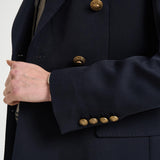 Blazer donna doppiopetto blu notte GWP00829 P00061950486 GOLDEN GOOSE 