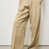 Pantalone donna wide-leg beige GWP01203 P00117015272 GOLDEN GOOSE 