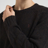 Maglia uomo girocollo marrone 710982142 003 RALPH LAUREN 