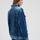 Giubbotto donna KanKam blu 12705 516601 PIERRE-LOUIS MASCIA 