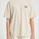 T-shirt uomo girocollo beige TS203 CO002MT DROLE DE MONSIEUR 