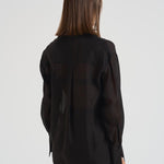 Camicia donna trasparente nera. 14096 8003NERO FORTE FORTE 
