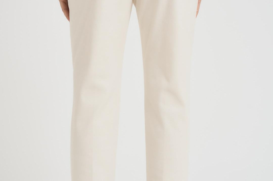 Pantalone uomo dritto panna RETRO TS1620XWHITE BERWICH 