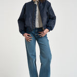 Bomber donna Leon blu navy 10490 NYA31MIDNIGHT ANINE BING 