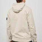Felpa uomo panna con cappuccio 6100045 S0051V0095 STONE ISLAND 