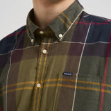 Camicia uomo tartan verde e blu MSH4992 TN52 BARBOUR 