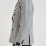 Giacca uomo doppiopetto in lana grigia 1SMC20K 070039P3041 TAGLIATORE 