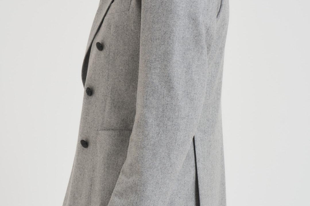 Giacca uomo doppiopetto in lana grigia 1SMC20K 070039P3041 TAGLIATORE 