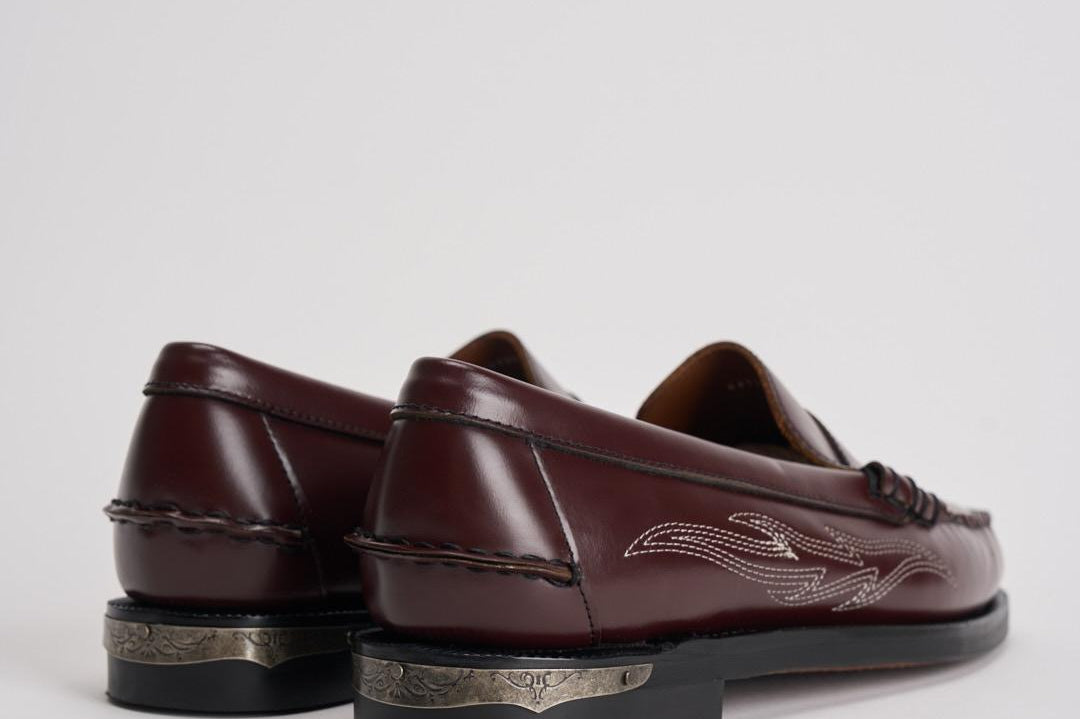 Mocassino uomo marrone con ricami chiari 751221W MARRONE SEBAGO 