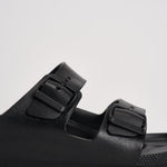 Sandalo uomo Arizona gomma nero 129421 BLACK BIRKENSTOCK 