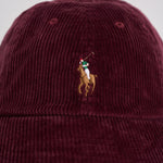 Cappellino uomo a costine bordeaux 710847175 008 RALPH LAUREN 
