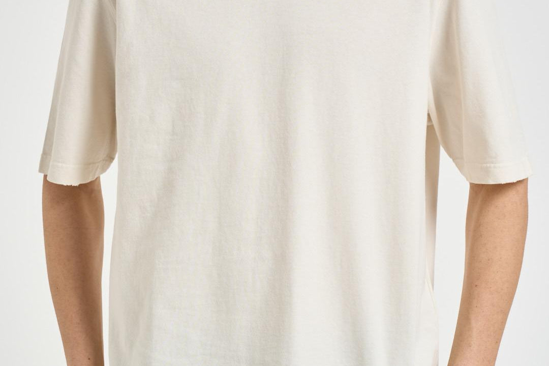 T-shirt uomo girocollo avorio GUP01873 P00157611560 GOLDEN GOOSE 