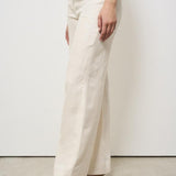 Pantalone donna wide-leg panna 173874 D7058020 INCOTEX 