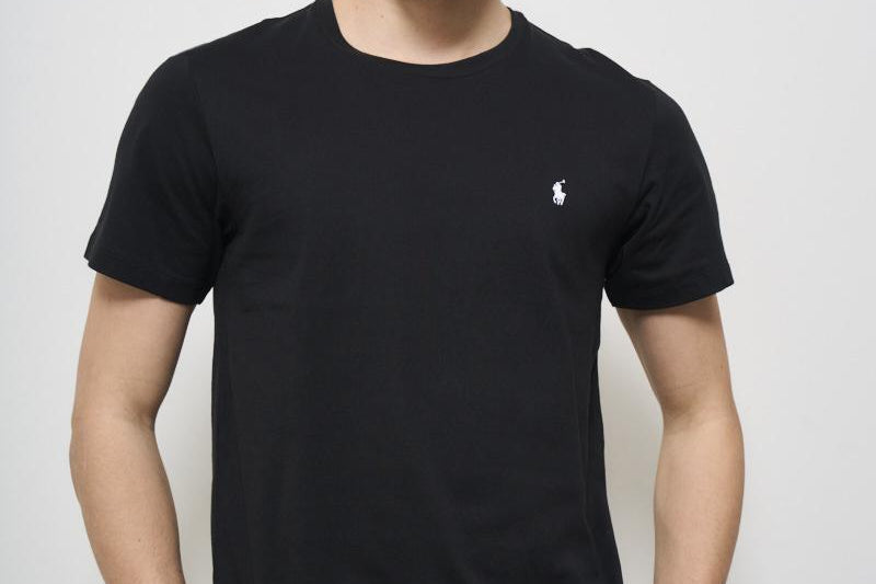 T-shirt uomo girocollo nera 714844756 001 RALPH LAUREN 