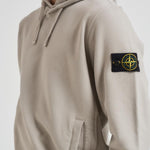 Felpa uomo con cappuccio grigio chiaro 6100029 S0A20V0061 STONE ISLAND 