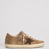 Sneakers donna Super Star marrone GWF00101 F00754755676 GOLDEN GOOSE 