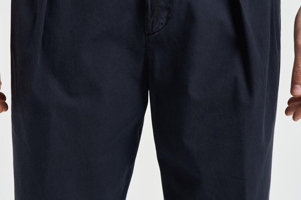 Pantalone uomo doppia pinces blu BELLOD 300519511 BRIGLIA 