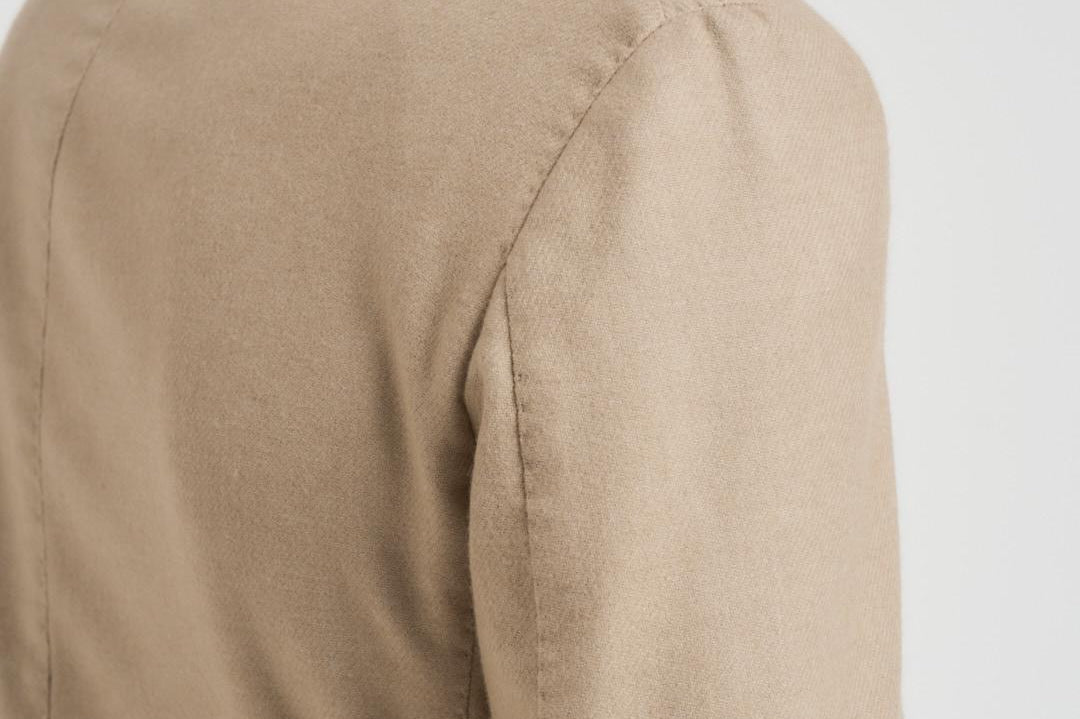 Giacca uomo monopetto in lana beige 2884 555095 L.B.M. 