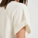 T-shirt donna in felpa panna 211B20069 001 RALPH LAUREN 