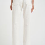 Jeans donna gamba dritta bianchi KOREABULL44 OFF WHITE HAIKURE 