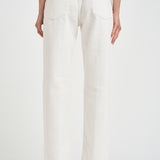 Jeans donna gamba dritta bianchi KOREABULL44 OFF WHITE HAIKURE 
