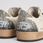 Sneakers donna Ball Star glitter argento GWF00117 F00747212274 GOLDEN GOOSE 
