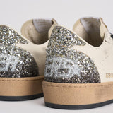 Sneakers donna Ball Star glitter argento GWF00117 F00747212274 GOLDEN GOOSE 