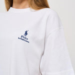 T-shirt donna girocollo bianca 211959114 001 RALPH LAUREN 