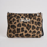 Pochette donna Parisienne in misto lana leopardata PARISIENNE FTLEO18 MC2 SAINT BARTH 