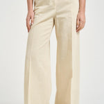 Pantalone donna dritto avorio 176880 D6207400 INCOTEX 