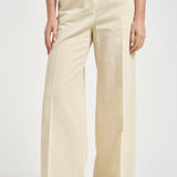 Pantalone donna dritto avorio 176880 D6207400 INCOTEX 