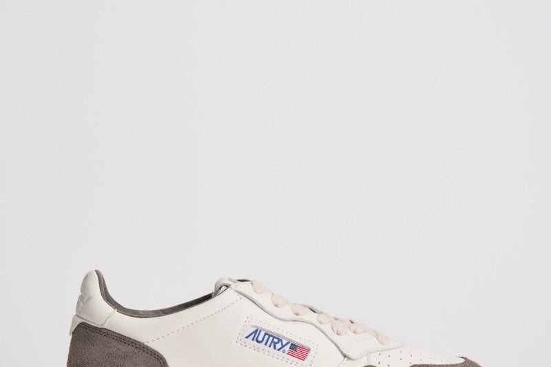 Sneakers uomo Medalist low grigio topo AULM GS45 AUTRY 