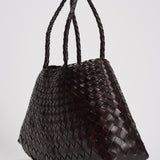 Borsa donna Santa Croce Big marrone scuro 8892 DARKBROWN DRAGON 