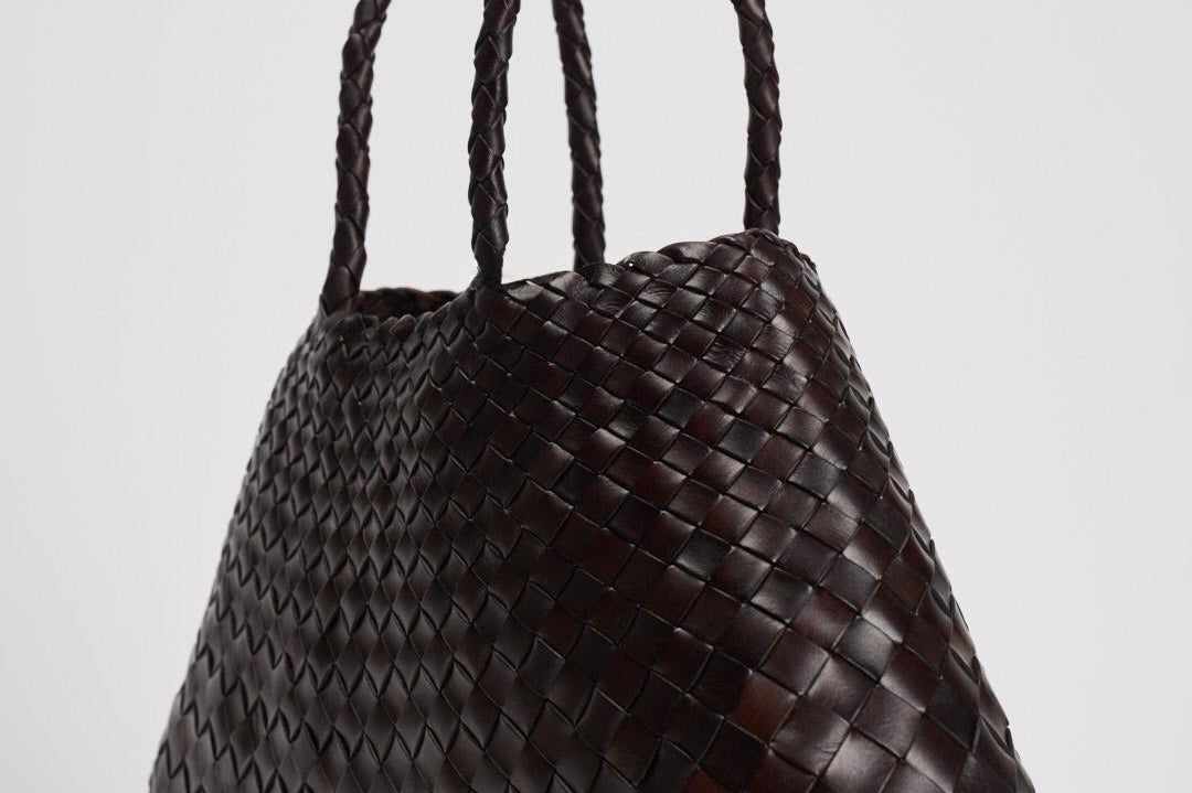 Borsa donna Santa Croce Big marrone scuro 8892 DARKBROWN DRAGON 