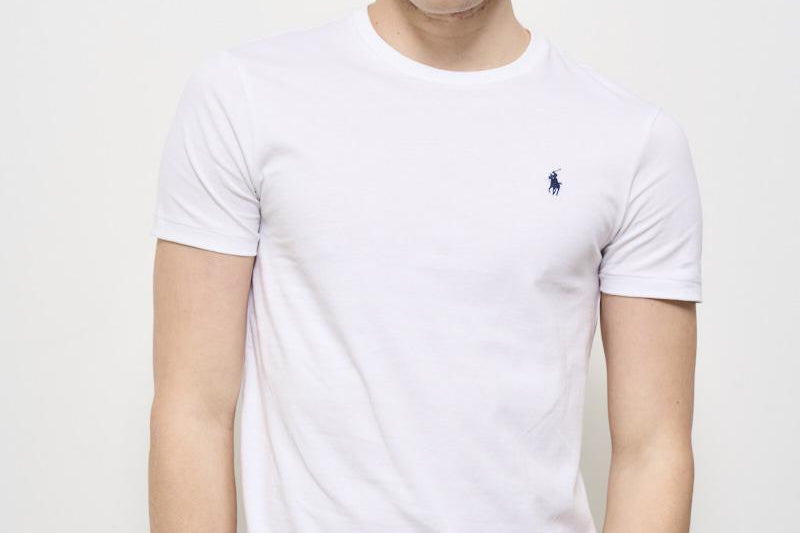 T-shirt girocollo uomo bianca 710680785 003 RALPH LAUREN 