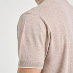 Maglia uomo a maniche corte tortora M010201 114 ACCADEMIE TESSILI 
