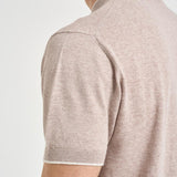 Maglia uomo a maniche corte tortora M010201 114 ACCADEMIE TESSILI 