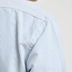 Camicia uomo Oxford gessata celeste 710B14607 001 RALPH LAUREN 