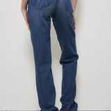 Jeans donna in denim scuro 109471296 WCH MOTHER 