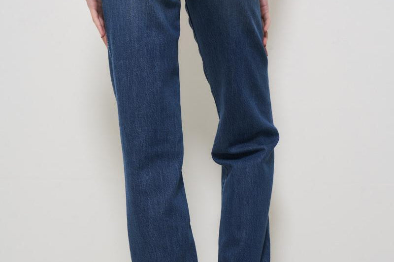 Jeans donna in denim scuro 109471296 WCH MOTHER 