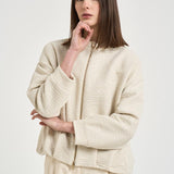 Giacca donna micropaillettes avorio GI000385D 12862S1200 HERNO 