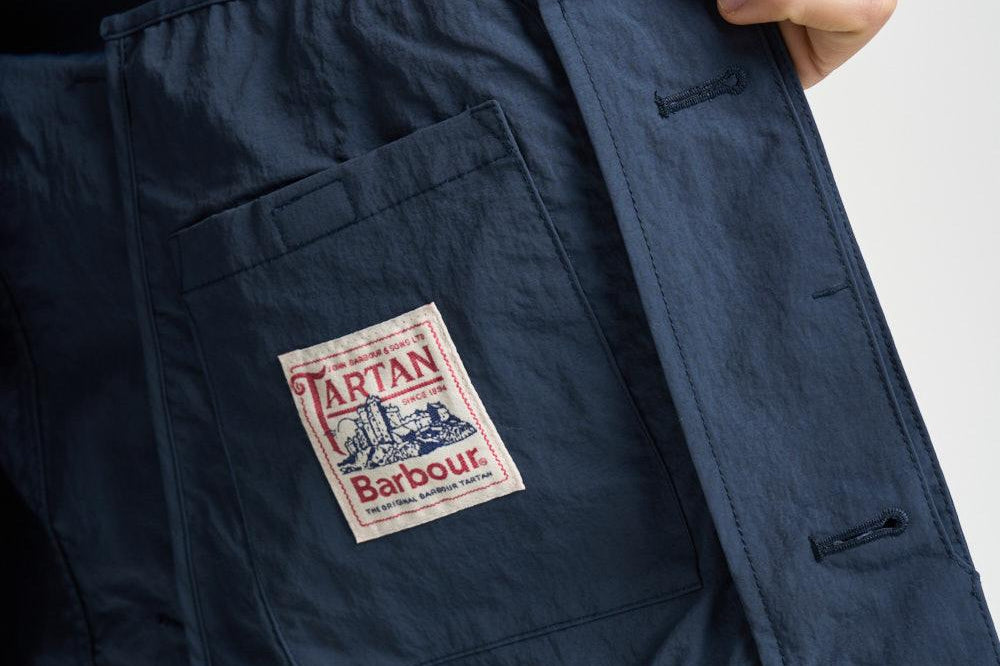 Giubbotto uomo corto blu navy MSP0186 NY71 BARBOUR 