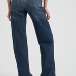Jeans donna a palazzo in denim scuro 7U66SA91 U7CSC 7 for all Mankind 