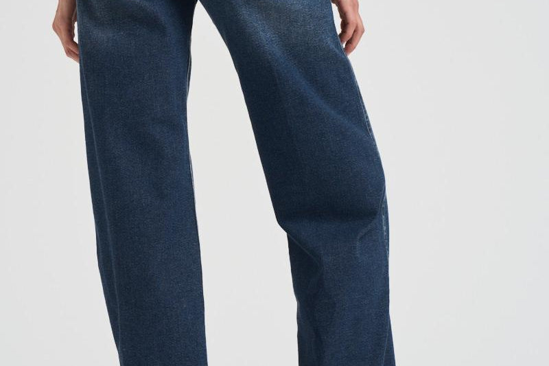 Jeans donna a palazzo in denim scuro 7U66SA91 U7CSC 7 for all Mankind 