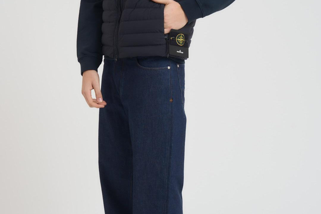 Gilet uomo trapuntato blu scuro G100004 S0183V0020 STONE ISLAND 