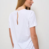 T-shirt donna girocollo bianca 25700 09 RRD 
