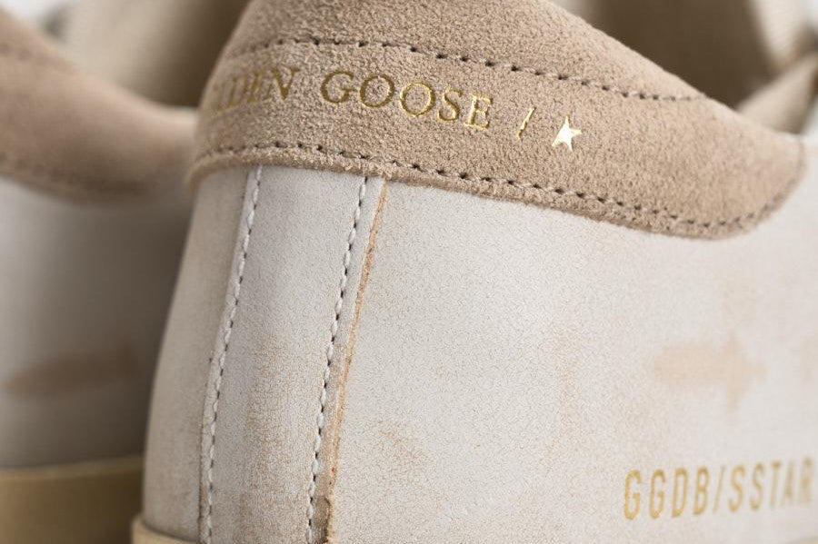 Sneakers donna Super-Star panna e argento GWF00103 F00890110931 GOLDEN GOOSE 