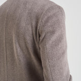 Cappotto uomo doppiopetto grigio MAINE MCPS126MORO ACCADEMIE TESSILI 