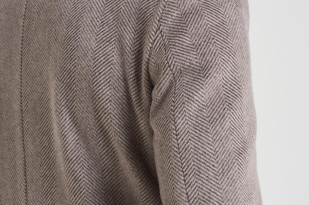 Cappotto uomo doppiopetto grigio MAINE MCPS126MORO ACCADEMIE TESSILI 